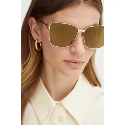 Balenciaga Sončna očala ženska, zlata barva, BB0338SK
