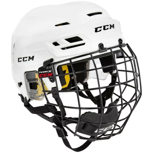 CCM Hokejska čelada HT210C TAC Senior Combo bela, velikost: M, (20742383)