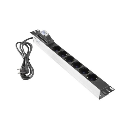 Mirsan 220V razvodni PDU panel 191U sa 6 utičnih mesta,kabl 2.5m MR.PRZ6S.SC Cene