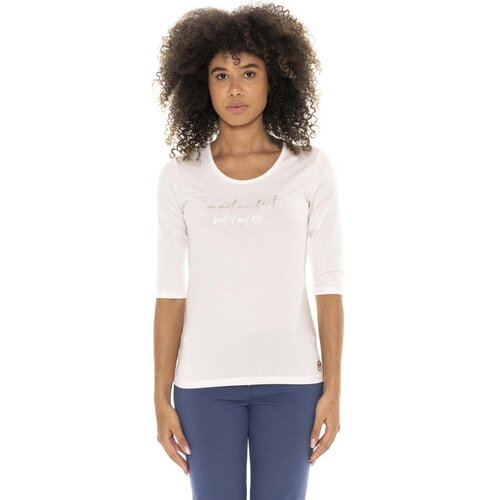 Leone 1947 Majice & Polo majice Woman T-Shirt Short Sleeves Braid Bela Cene