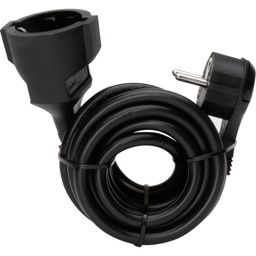 KOPP Električni podalj&amp;scaron;evalni kabel (ravna vtičnica - varnostna sklopka)- črn 5 m 143705086, (20422159) Slike