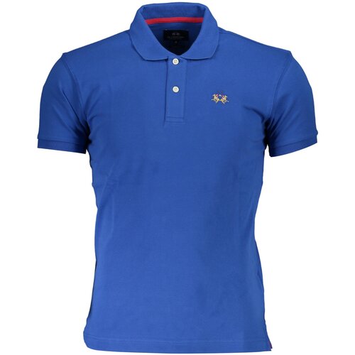 La Martina POLO SHORT SLEEVE MAN BLUE Slike