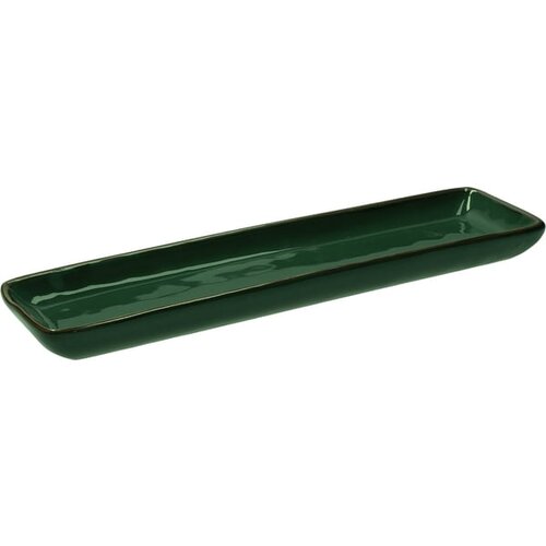 Rose & Tulipani Concerto - pravokotni krožnik 32 x 8 cm - Verde Bosco Cene