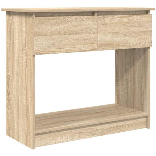 Maison Chic konzolna miza - miza ob steni s predali sonoma hrast 85,5x38,5x74,5 cm, (21785950) Slike