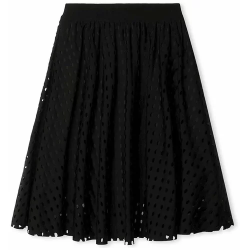 Dkny Dječja suknja boja: crna, mini, širi se prema dolje