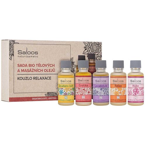 Saloos Relaxation Magic Massage Oil Gift Set 5x20ml Slike