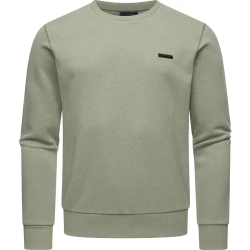 Ragwear Sweater majica 'Indie' zelena melange