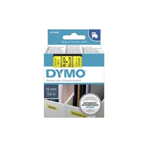 Dymo D1 12mm Black /Yellow labels 45018 Cijene