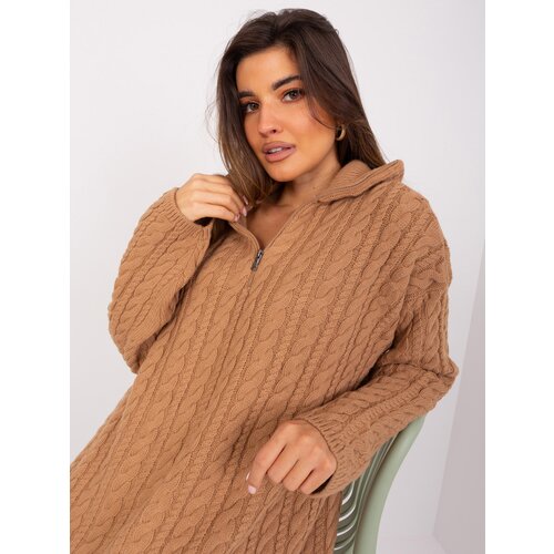 BADU Sweater-BA-SW-0282.13P-camel Slike