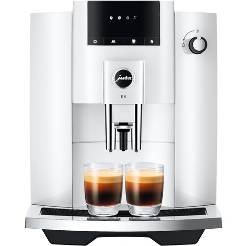 Jura E4 Pijano Bijela 15433 Aparat za s kavu automatskim dozatorom Slike