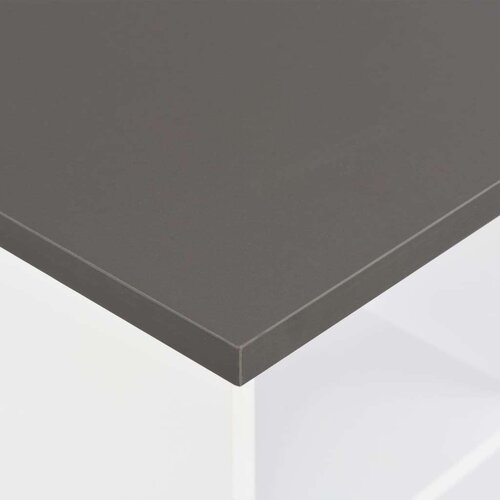 VidaXL Barski stol bijeli i antracit sivi 60 x 60 x 110 cm Slike