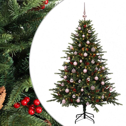  Umjetno božićno drvce s kuglicom 120 cm 150 LED lampica Slike