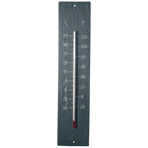 Ego Dekor Stenski zunanji termometer iz skrilavca Plain, 45 x 10 cm Slike