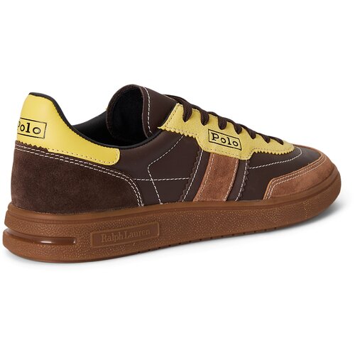 Polo Ralph Lauren Niske tenisice &amp;#039;BEDFORD&amp;#039; karamela / tamno smeđa / svijetložuta Slike