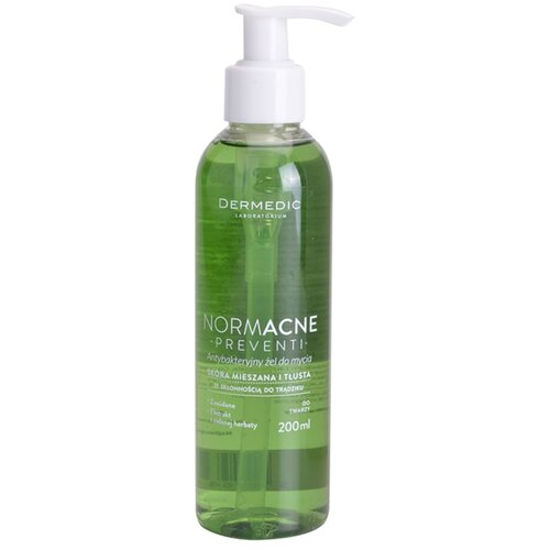 Dermedic Normacne Preventi čistilni gel za obraz z antibakterijskim dodatkom 200 ml Slike
