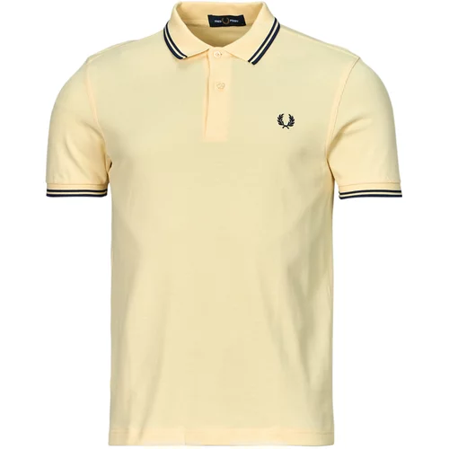 Fred Perry TWIN TIPPED SHIRT žuta