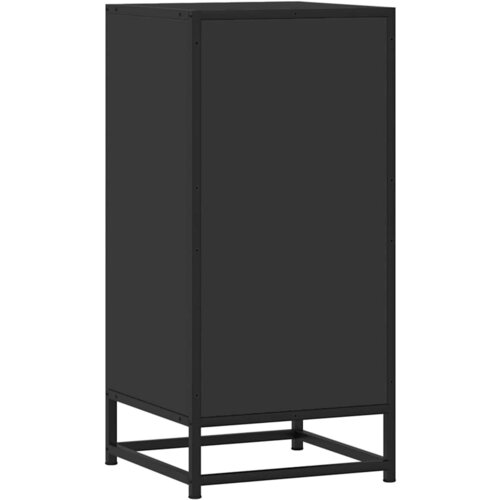 Komoda crna 35,5 x 35 x 76 cm konstruirano drvo i metal Slike
