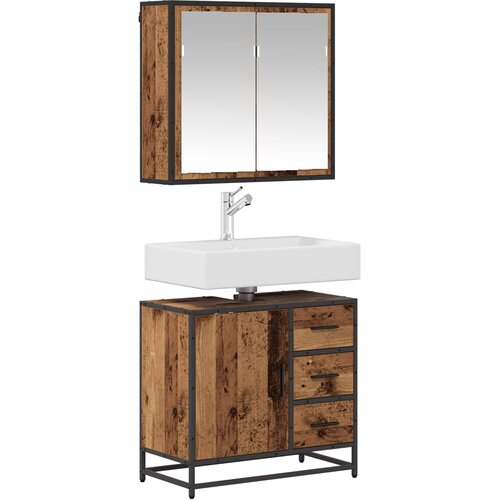  Set namje&amp;scaron;taja za kupaonicu 2 pcs Staro drvo Konstruirano drvo Slike