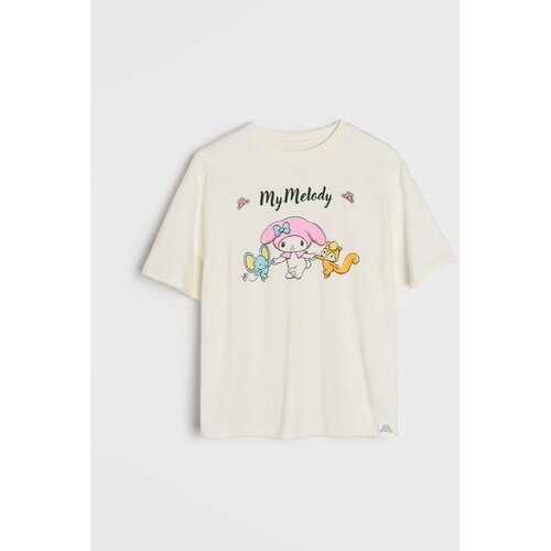 Sinsay Pamučna majica s printom My Melody Slike