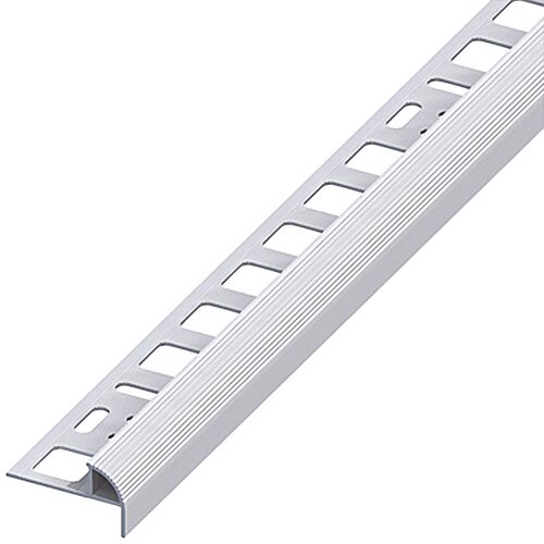 X Profil za rob stopnic (2,5 m x 10 mm, aluminij) Slike