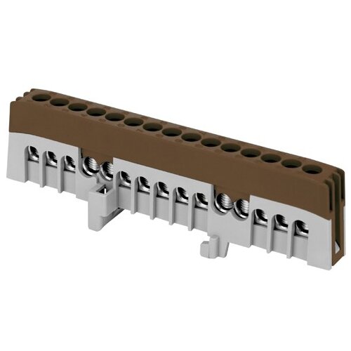 Orno Klema izolovana distributivna sabirnica N, 15 žica, braon OR-LZ-8208/15/BR Cene
