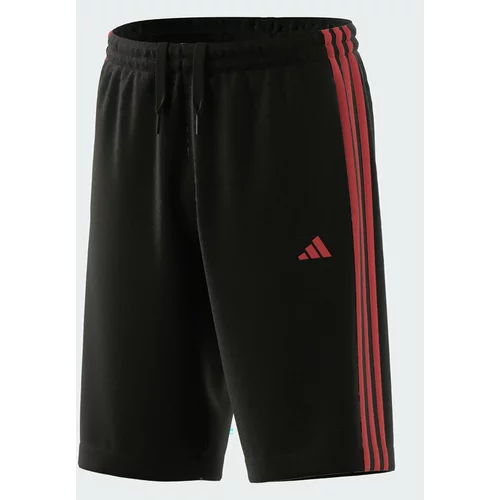 Adidas Športne kratke hlače Train Essentials AEROREADY 3-Stripes Regular-Fit Shorts IJ9558 Črna Regular Fit