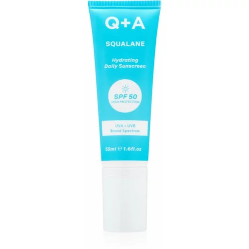 Q+A Squalane zaštitna krema za lice SPF 50 50 ml