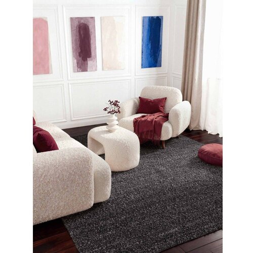 Ted Baker Temno siva ročno tkana boucl&amp;eacute; preproga 160x230 cm Notting Hill Portobello &amp;ndash; Slike