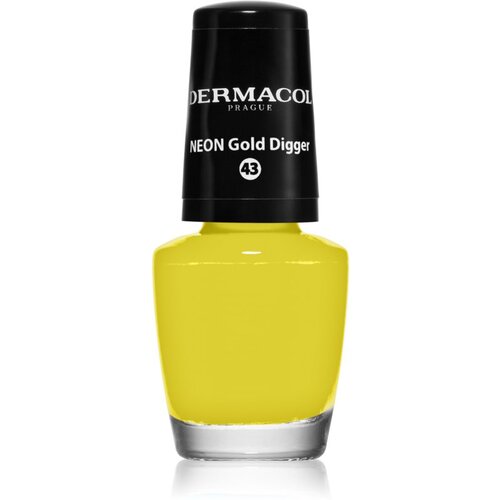 Dermacol Neon neonski lak za nohte odtenek 43 Gold Digger 5 ml Cene