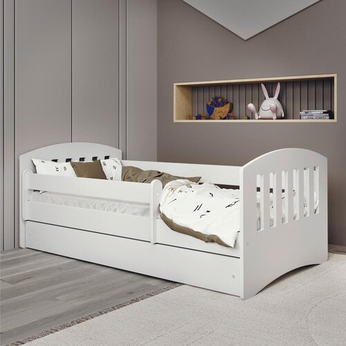 HAPPYKIDS OTROKA POSTELJA EMA 160X80 (VE BARV)-Bela Cene