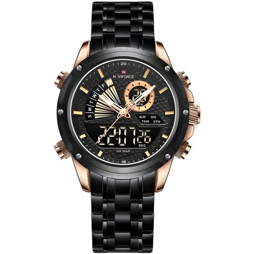 Naviforce Sat RI-29608 - Crna / Zlatna Ružičasta Cene