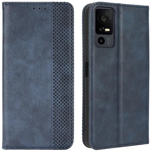 INORCO Retro preklopni ovitek za TCL 40 XE z magnetnim stojalom Wallet Shell PU usnjena torbica za telefon, (22036564) Slike