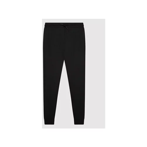 Calvin Klein Jeans Spodnji del trenirke Shadow Logo IB0IB01010 Črna Regular Fit