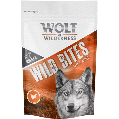 Wolf of Wilderness Wild Bites 3 x 180 g - Wide Acres - piletina