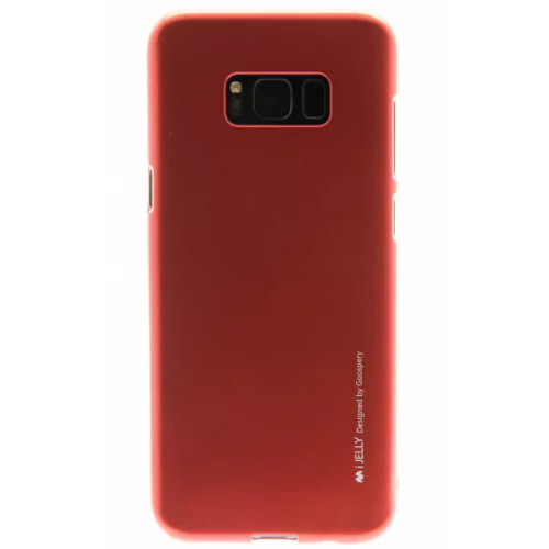 Goospery Jelly tanek silikonski ovitek (0,3) za Samsung Galaxy S8 plus - rdeč