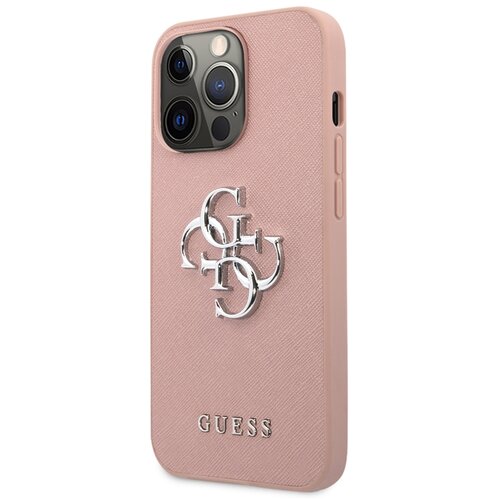  Maska Guess Saffiano Big 4G za iPhone 13 Pro (6.1) metal pink Cene