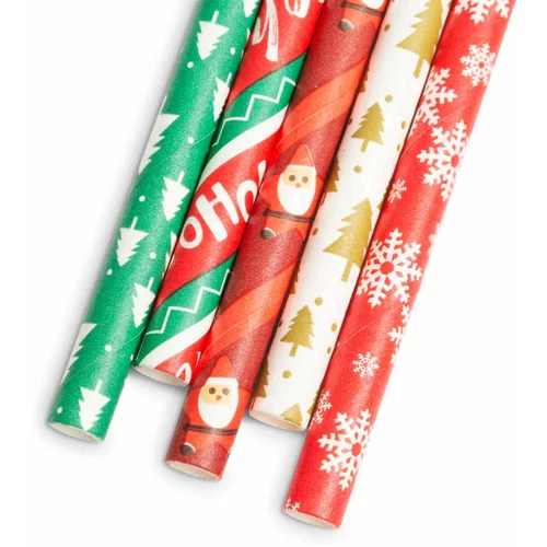 Family Christmas Papirnata slamica - božič - 197 x 6 mm - 25 kosov / paket