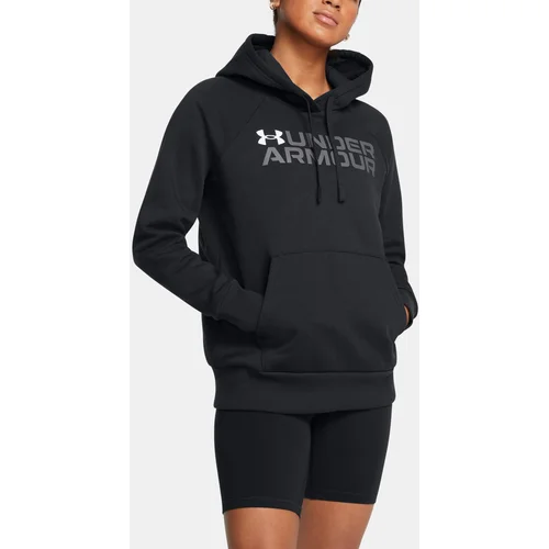 Under Armour Women's Rival Fleece Wordmark Hoodie - Women's