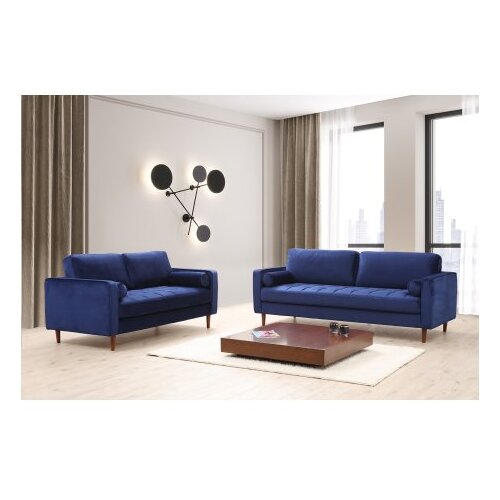 Atelier Del Sofa sofa dvosed rome navy blue Cene