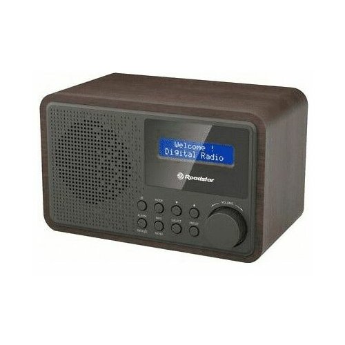Roadstar radio sa drvenim kućištem HRA700D+ braon Slike
