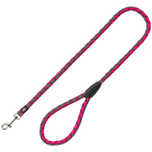 Trixie Povodec Cavo S-M 100 cm/12mm temno roza/siva Slike