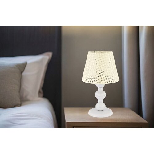 Opviq 301 Hazeran - Cream, White Cream White Table Lamp Cene