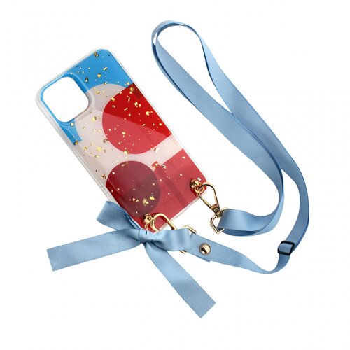  Fashion strap glitter zaštitna maska za telefon iphone 11 pro 5.8 plava Cene