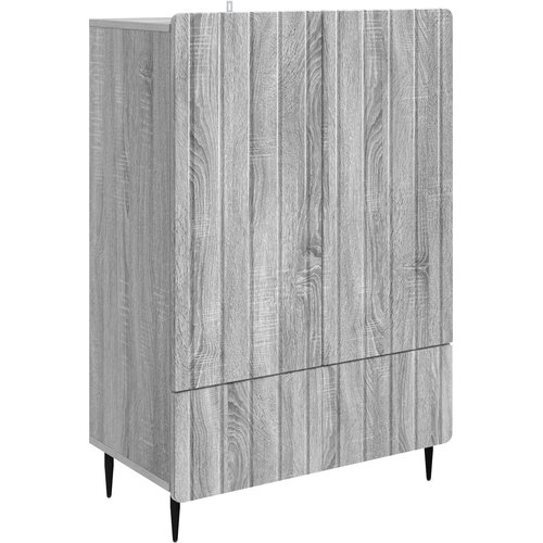 vidaXL Strani &scaron;al Siva Sonoma 66 x 34,5 x 97 cm Inženirski les, (5000217853) Cene