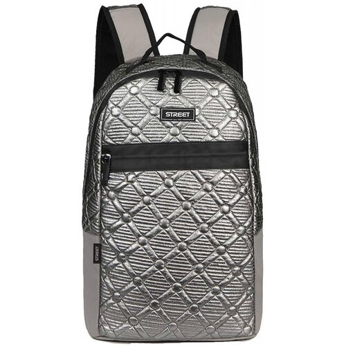 STREET Ruksak Shiny Silver Cene