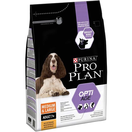 Pro Plan Medium &amp;amp; Large Adult 7+ OPTIAGE - 14 kg Slike