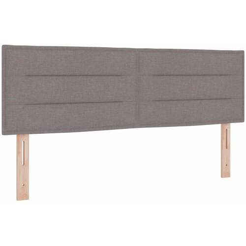  Boxspring krevet s madracem Sivosmeđa 140 x 200 cm Tkanina Slike