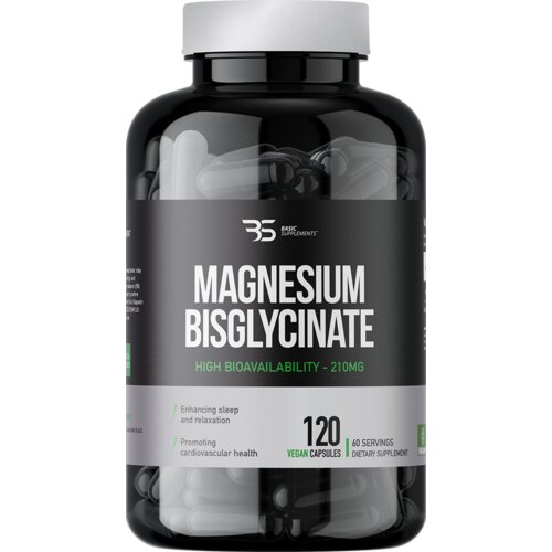 Basic Supplements Magnezijum Bisglicinat - 120 Vegan Kapsula Cene
