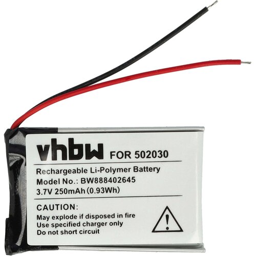 VHBW Baterija za Bosch Intuvia, 250 mAh Slike