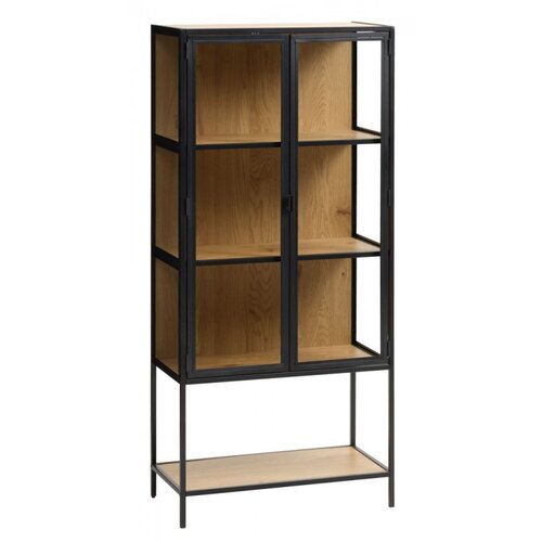 Olimp Sport Vitrina harmonia hrast/crna Cene